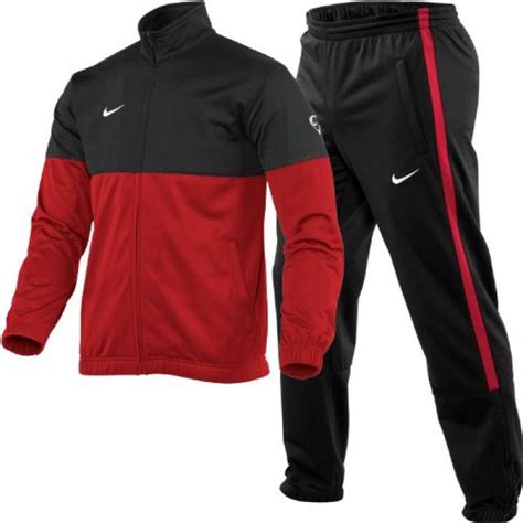 nike trainingsanzug dry fit schwarz rot herren|Schwarze Nike Trainingsanzüge für Herren.